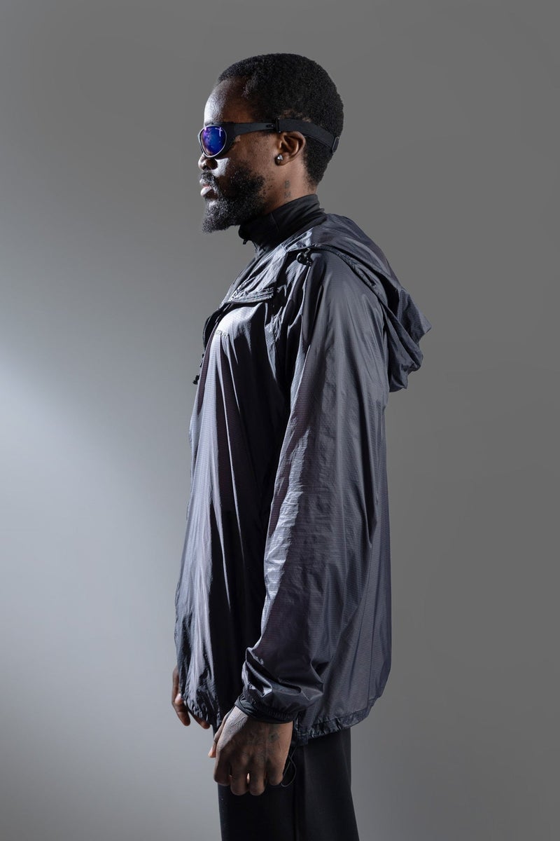 SIGMA FIT Windbreaker Jacket Dark Gray - Image 4